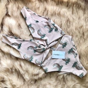 Montce swim cheetah bikini NWT